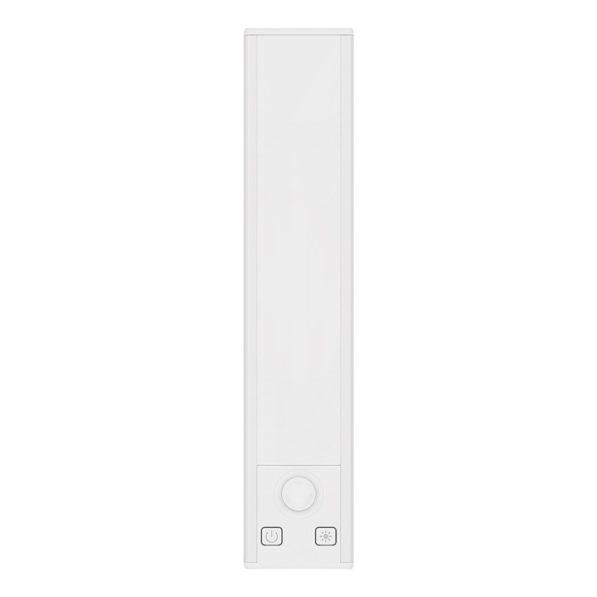 Komplekt 2x laetavad LED-mööblivalgustid liikumis- ja hämarussensoriga VIRO LED/1,2W/3,7V 800 mAh 3000/4000/6500K 30 cm valge