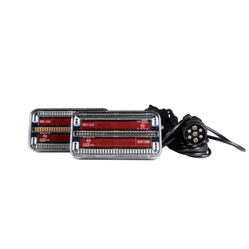 KOMPLEKT 2x LED Haagise tuli 12m kaabel LED/12-24V IP65