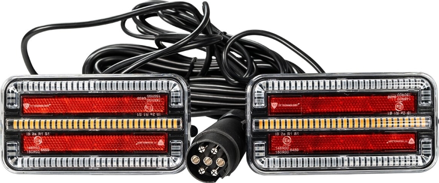 KOMPLEKT 2x LED Haagise tuli 7,5m kaabel LED/12-24V IP65