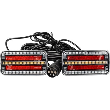 KOMPLEKT 2x LED Haagise tuli dünaamilise pöördesignaaliga LED/12-24V IP65