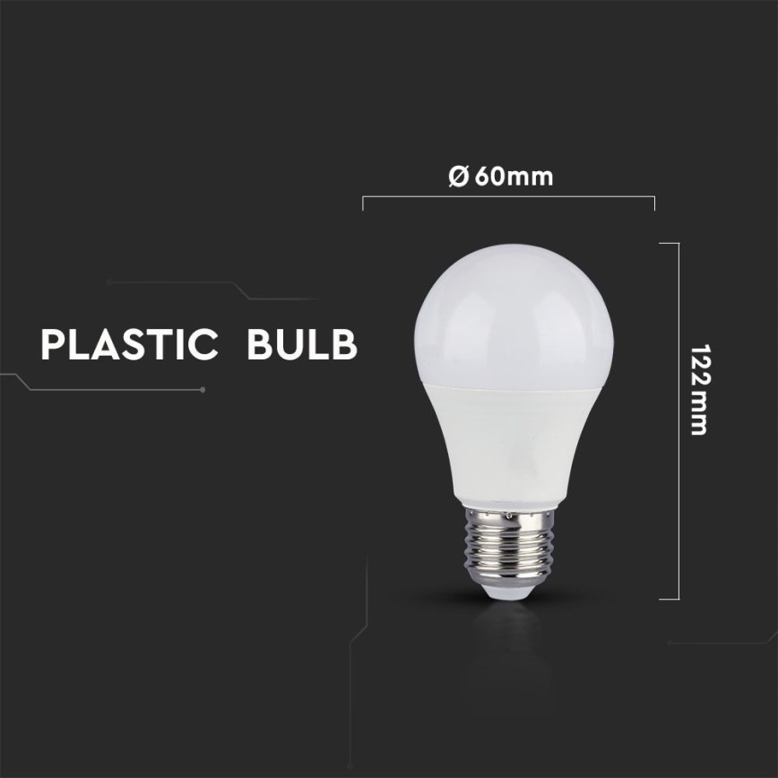 KOMPLEKT 2x LED Hämardatav pirn A60 E27/9W/230V 4000K