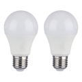 KOMPLEKT 2x LED Hämardatav pirn A60 E27/9W/230V 6400K