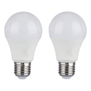 KOMPLEKT 2x LED Hämardatav pirn A60 E27/9W/230V 6400K