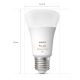 SET 2x LED Hämardatav pirn Philips Hue White And Color Ambiance A60 E27/6,5W/230V 2000-6500K