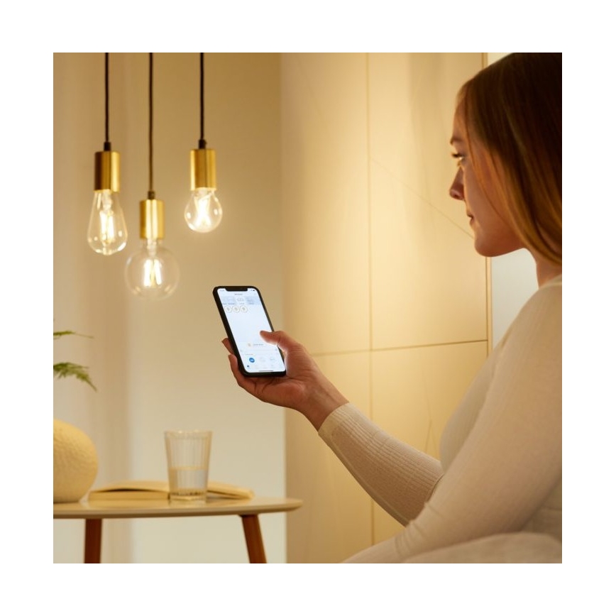 Komplekt 2x LED Hämardatav pirn VINTAGE FILAMENT A60 E27/6,7W/230V 2700-6500K CRI 90 Wi-Fi - WiZ