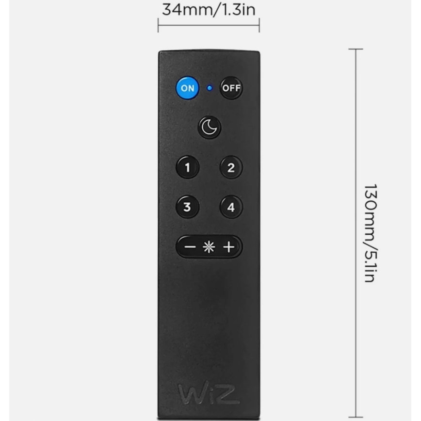 Komplekt 2x LED hämardatav pirn A60 E27/9W/230V 2700K Wi-Fi + kaugjuhtimispult - WiZ