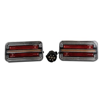 KOMPLEKT 2x LED Juhtmevaba autotuli LED/12-24V Wi-Fi IP67