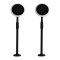 KOMPLEKT 2x LED Kohandatav päikesepaneeliga lamp GARDEN LED/3W/5V 42-80 cm 3000K IP65 1000 mAh