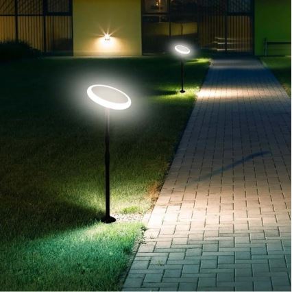 KOMPLEKT 2x LED Kohandatav päikesepaneeliga valgusti GARDEN LED/3W/5V 42-80 cm 4000K IP65