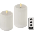 Komplekt 2x LED-küünalt LED/4xAA + kaugjuhtimispult