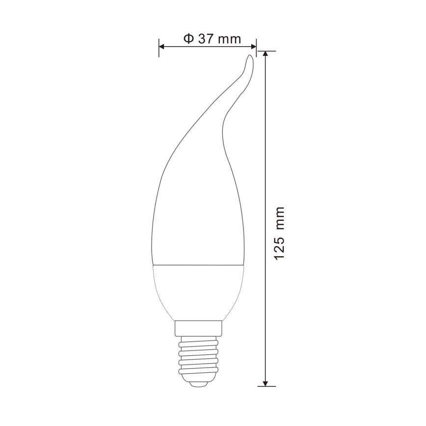 KOMPLEKT 2x LED Pirn E14/3W/230V 3000K - Globo