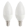KOMPLEKT 2x LED Pirn E14/5,5W/230V 2700K- Attralux