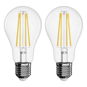 KOMPLEKT 2x LED Pirn FILAMENT A60 E27/5,9W/230V 2700K