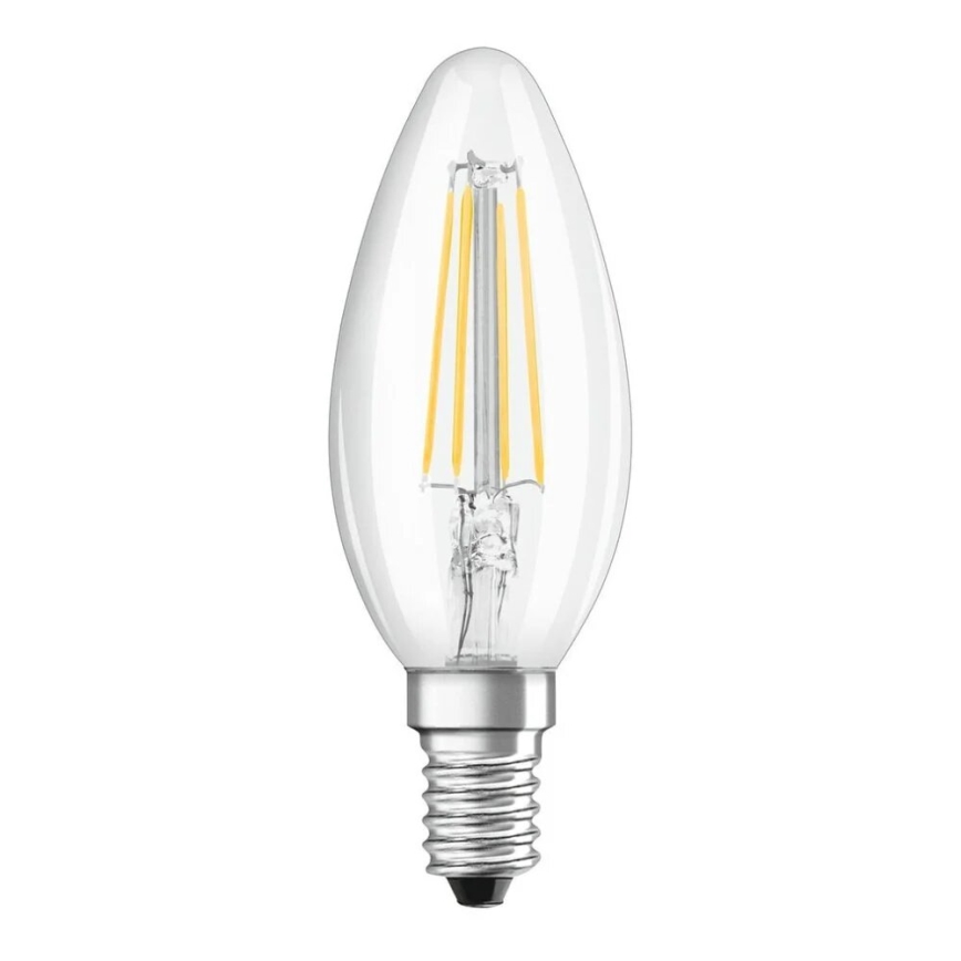 KOMPLEKT 2x LED Pirn FILAMENT B35 E14/4W/230V 4000K - Osram