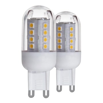 KOMPLEKT 2x LED Pirn G9/2,5W 3000K - Eglo 11461