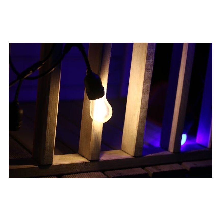 KOMPLEKT 2x LED Pirn PARTY E27/0,5W/36V 2200K