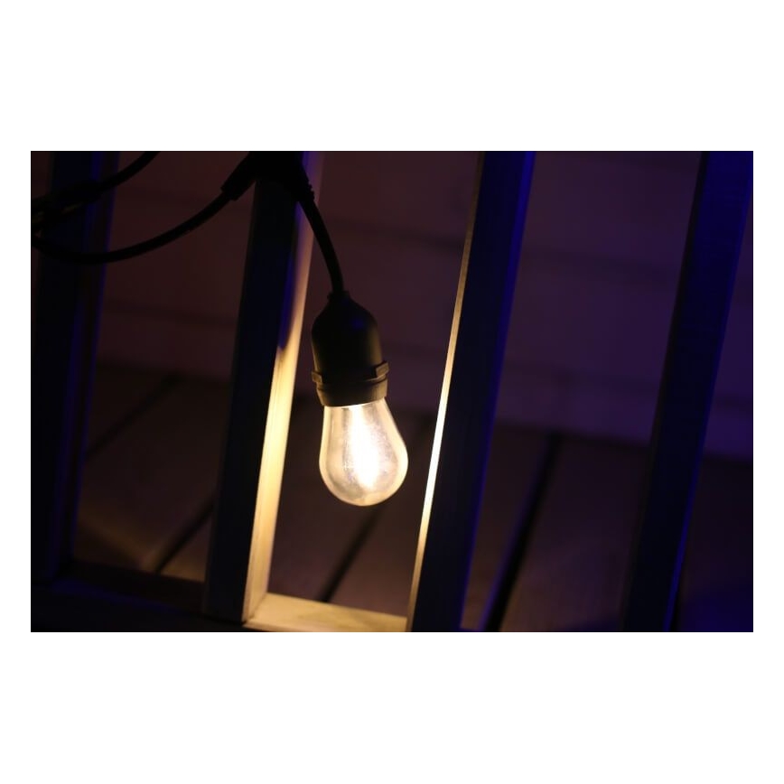 KOMPLEKT 2x LED Pirn PARTY E27/0,5W/36V 2200K