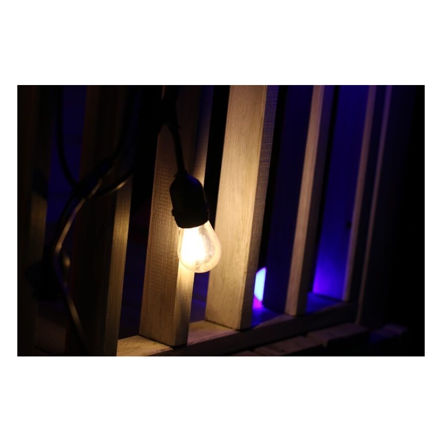 KOMPLEKT 2x LED Pirn PARTY E27/0,5W/36V 2200K