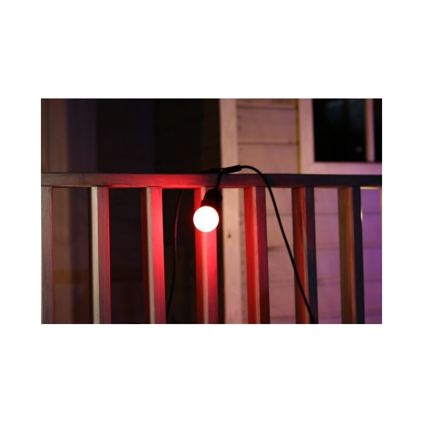 KOMPLEKT 2x LED Pirn PARTY E27/0,5W/36V punane 3000K