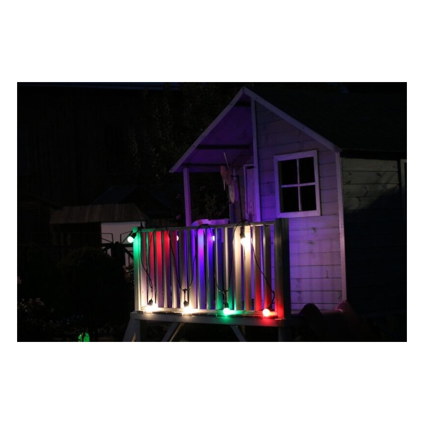 KOMPLEKT 2x LED Pirn PARTY E27/0,5W/36V sinine 3000K