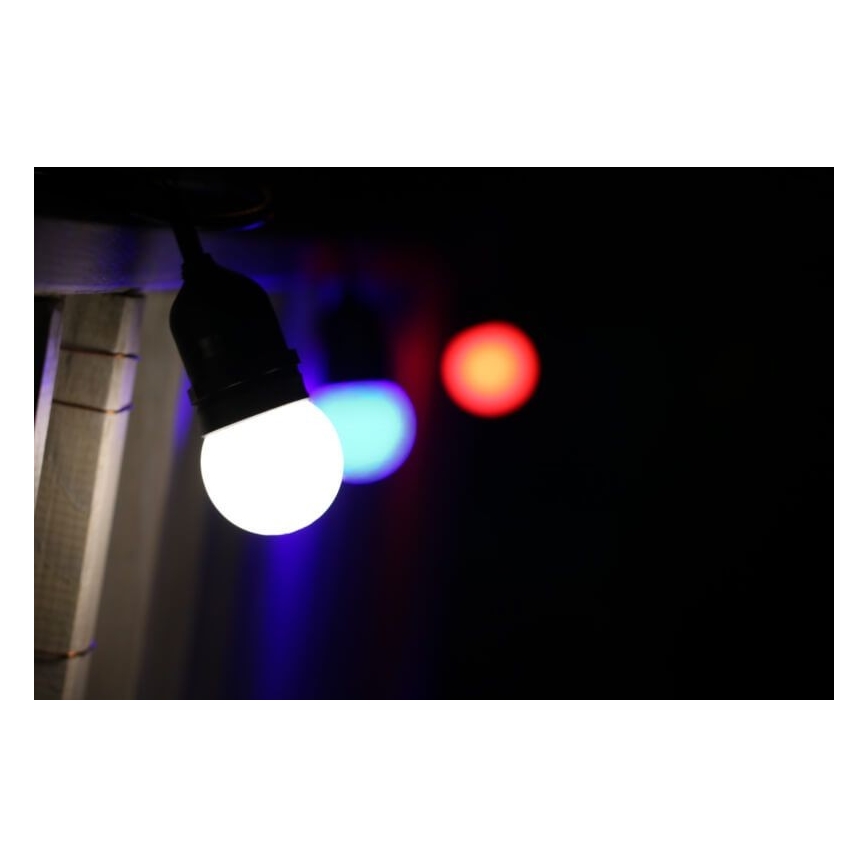 KOMPLEKT 2x LED Pirn PARTY E27/0,5W/36V sinine 3000K