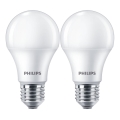 KOMPLEKT 2x LED Pirn Philips A60 E27/10W/230V 4000K