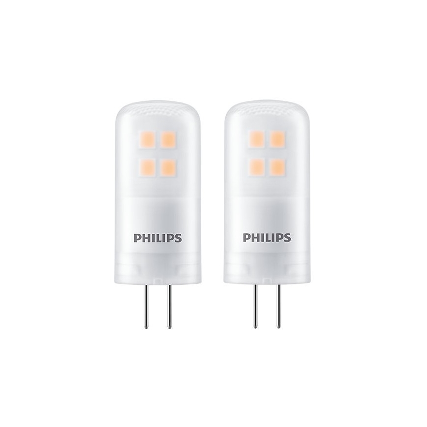 KOMPLEKT 2x LED Pirn Philips G4/2,7W/12V 2700K
