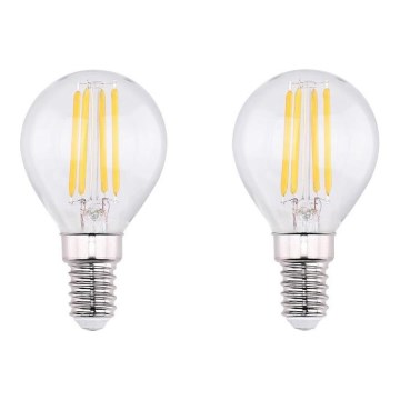 KOMPLEKT 2x LED Pirn VINTAGE E14/4W/230V 2700K - Globo 10589-2K
