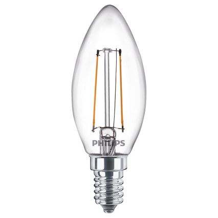 KOMPLEKT 2x LED Pirn VINTAGE Philips E14/2W/230V 2700K