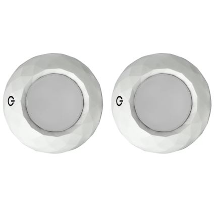 KOMPLEKT 2x LED Puutetundlik öövalgusti LED/4,5V/3xAAA