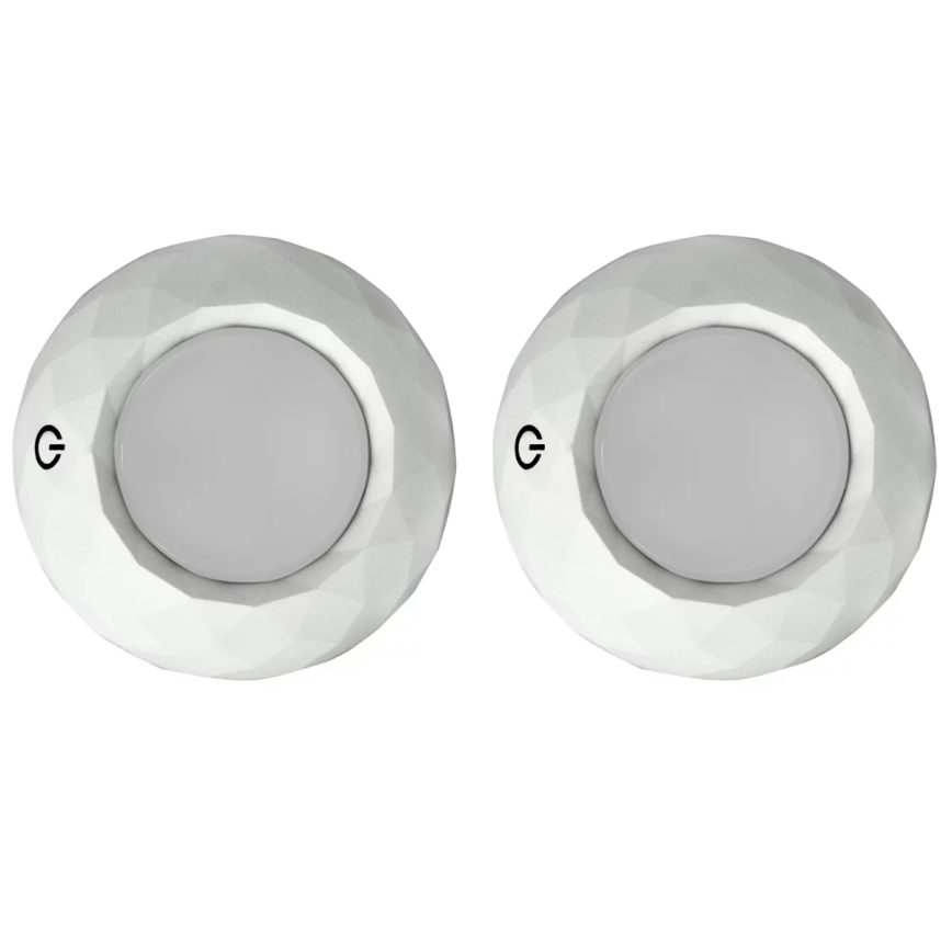 KOMPLEKT 2x LED Puutetundlik öövalgusti LED/4,5V/3xAAA
