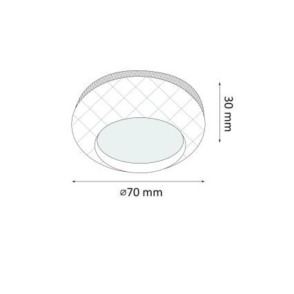 KOMPLEKT 2x LED Puutetundlik öövalgusti LED/4,5V/3xAAA