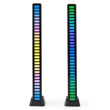 Komplekt 2x LED RGB Laetav laualamp LED/250 mAh