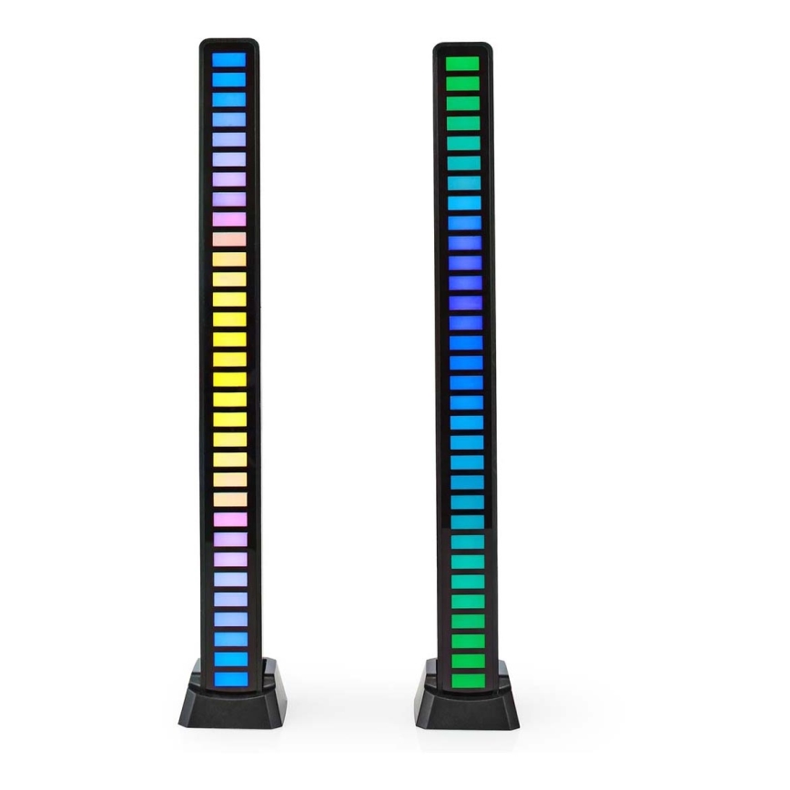 Komplekt 2x LED RGB Laetav laualamp LED/250 mAh