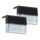 KOMPLEKT 2x LED RGB Päikesepaneeliga seinavalgusti LED/1W/1,2V 3500K IP65