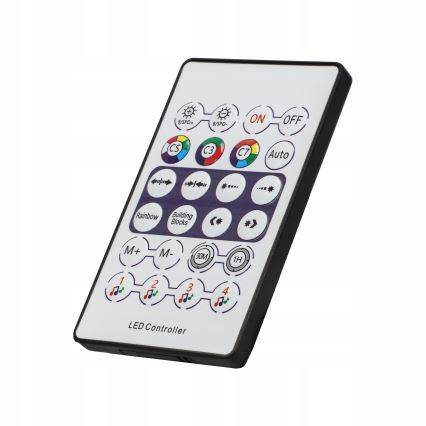 Komplekt 2x LED RGBIC hämardatav laualamp LED/5W/5V must + kaugjuhtimispult
