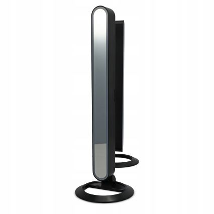 Komplekt 2x LED RGBIC hämardatav laualamp LED/5W/5V must + kaugjuhtimispult