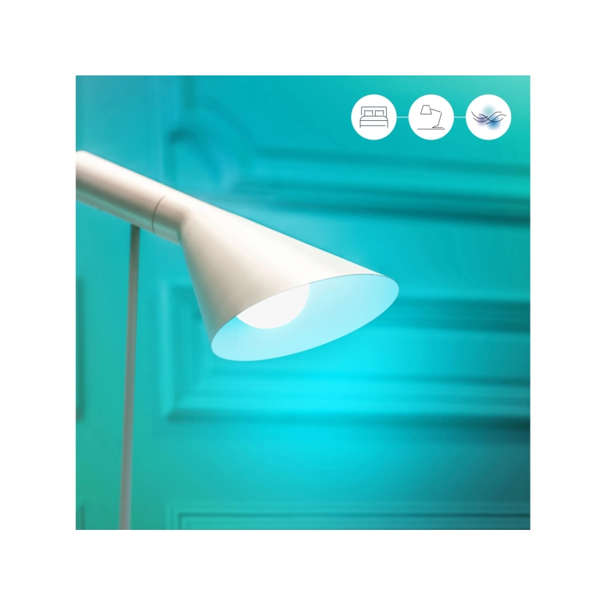 Komplekt 2x LED RGBW hämardatav A60 E27/9W/230V 2200-6500K Wi-Fi + kaugjuhtimispult - WiZ