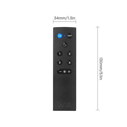 Komplekt 2x LED RGBW hämardatav A60 E27/9W/230V 2200-6500K Wi-Fi + kaugjuhtimispult - WiZ