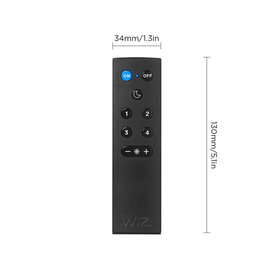 Komplekt 2x LED RGBW hämardatav A60 E27/9W/230V 2200-6500K Wi-Fi + kaugjuhtimispult - WiZ