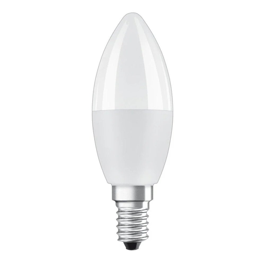 KOMPLEKT 2x LED RGBW Hämardatav pirn B38 E14/4,9W/230V 2700K + kaugjuhtimispult - Osram