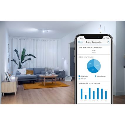 KOMPLEKT 2x LED RGBW Hämardatav pirn C37 E14/4,9W/230V 2200-6500K Wi-Fi - WiZ