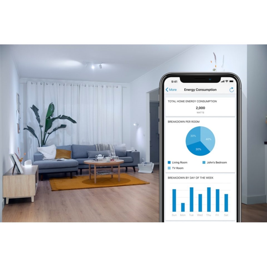 KOMPLEKT 2x LED RGBW Hämardatav pirn C37 E14/4,9W/230V 2200-6500K Wi-Fi - WiZ