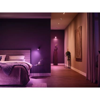 KOMPLEKT 2x LED RGBW Hämardatav pirn Philips Hue White And Color Ambiance GU10/4,2W/230V 2000-6500K
