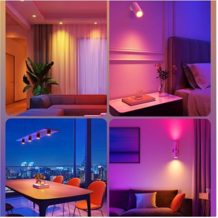 KOMPLEKT 2x LED RGBWW Hämardatav pirn E14/5W/230V 2700-6500K Wi-Fi - Govee