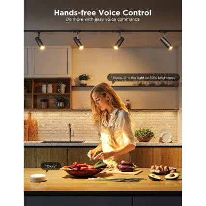 KOMPLEKT 2x LED RGBWW Hämardatav pirn GU10/4,8W/230V 2700-6500K Wi-Fi - Govee