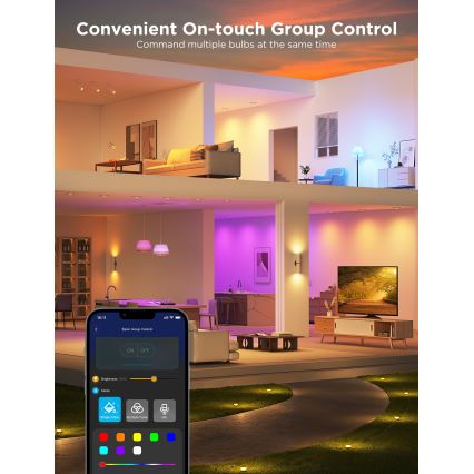 KOMPLEKT 2x LED RGBWW Hämardatav pirn GU10/4,8W/230V 2700-6500K Wi-Fi - Govee