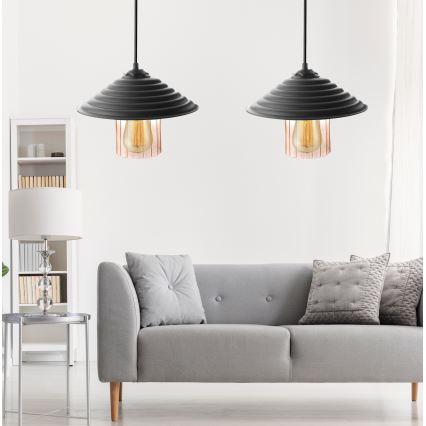 KOMPLEKT 2x Lühter UFO 1xE27/60W/230V