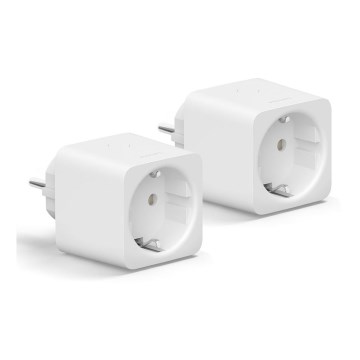 KOMPLEKT 2x Nutikas pistikupesa Philips Hue Nutikas pistik EU SCHUKO