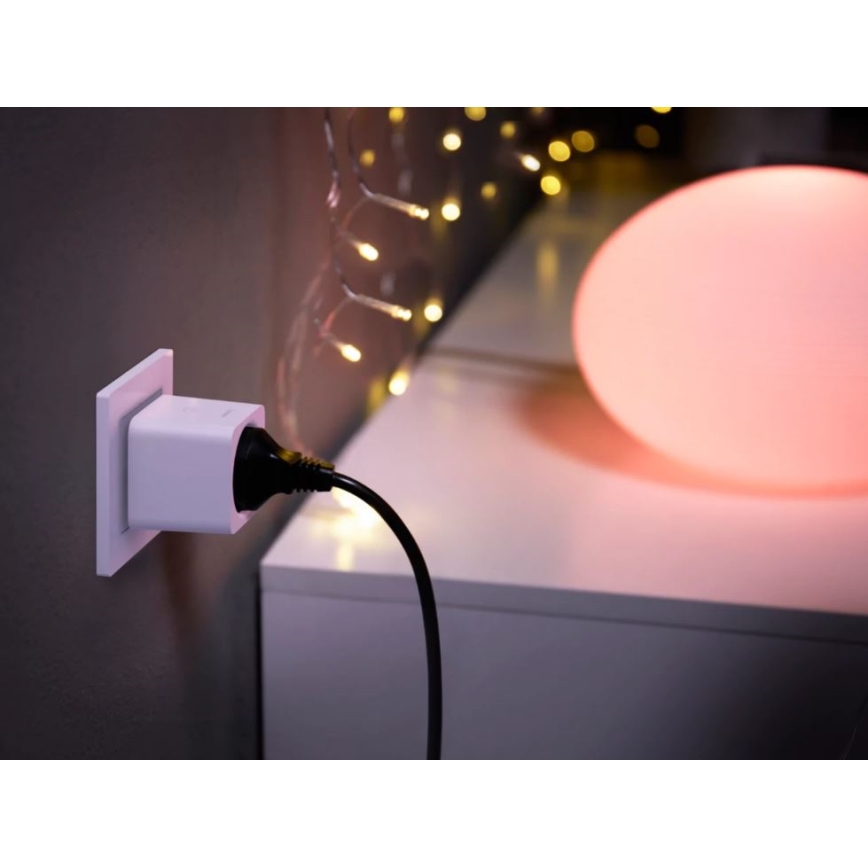 KOMPLEKT 2x Nutikas pistikupesa Philips Hue Nutikas pistik EU SCHUKO